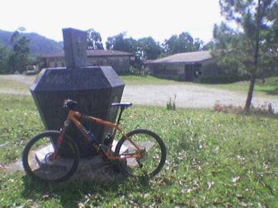 Jamboree Marker at the entrance of Patag. At the background is the Old Hospital. Hikers who are planning to hike Mt. Mandalagan and Tinagong Dagat usually camp here before and after the climb. Water and restrooms are operational but not your typical comfortable tourist type accommodation. Sari Sari Stores are just located nearby for food, drinks and refreshments.
Photo by:: paulperez (2004)