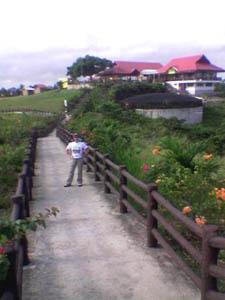 Cemented pathway going to and fro the Resort building and Sagbayan's Highest viewdeack peak.
Photo by:: paulperez (2005)