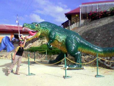 The Latest Addition to the Attraction: you will encounter T-Rex as you reach the first level parking area of Sagbayan Peak.
Photo by:: paulperez (2005)